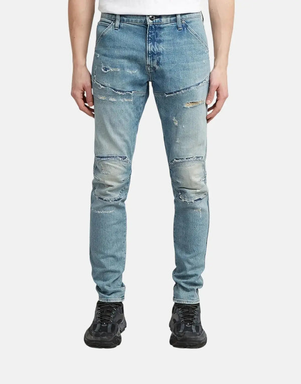 G-Star RAW 5620 3D Skinny Jeans: Vintage Rainstorm, Sustainable Stretch Denim