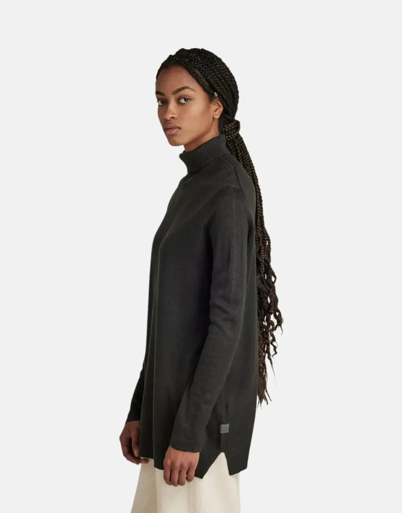 G-Star RAW Leyla Turtle Neck Knit Sweater - Warm Wool Blend Comfort