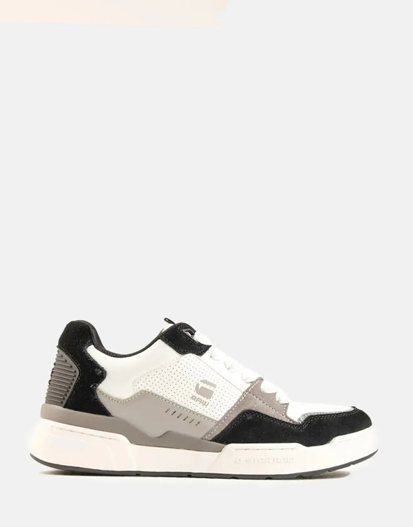 G-Star RAW Attacc Cup Low White/Black Sneakers: Sleek, Comfortable, Everyday Style