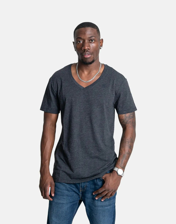 Men's G-Star RAW Base V-Neck 2 Pack Black T-Shirts - Premium Cotton Comfort