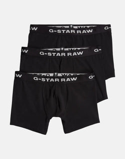 G-Star RAW Men's Organic Cotton Stretch Boxer Briefs 3-Pack with Logo Waistband