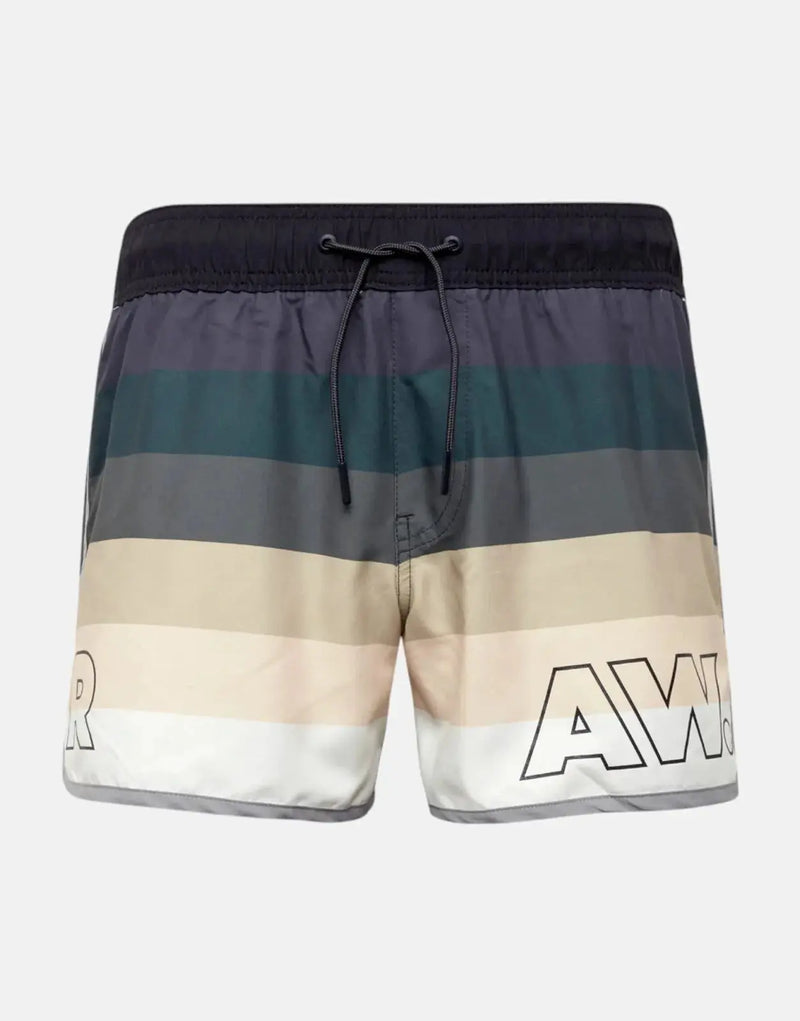 G-Star RAW Carnic Fade Gradient Stripe Men's Quick Dry Swim Shorts