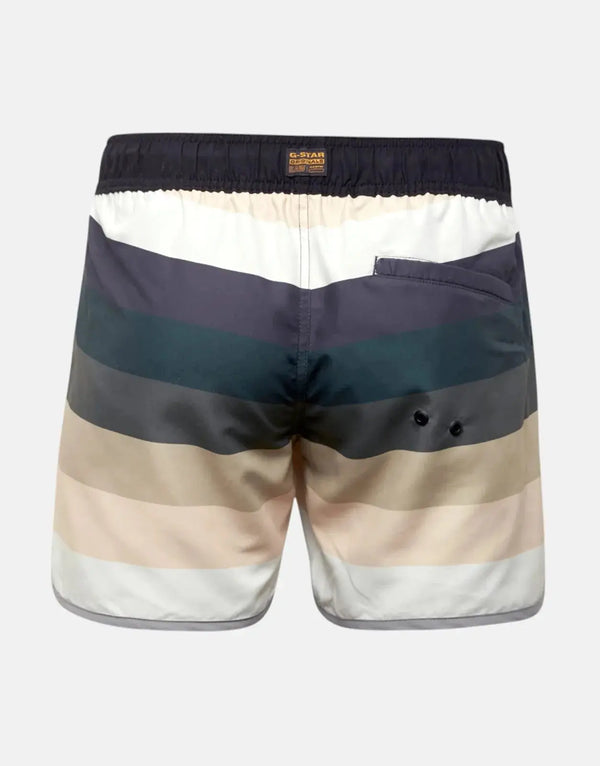 G-Star RAW Carnic Fade Gradient Stripe Men's Quick Dry Swim Shorts