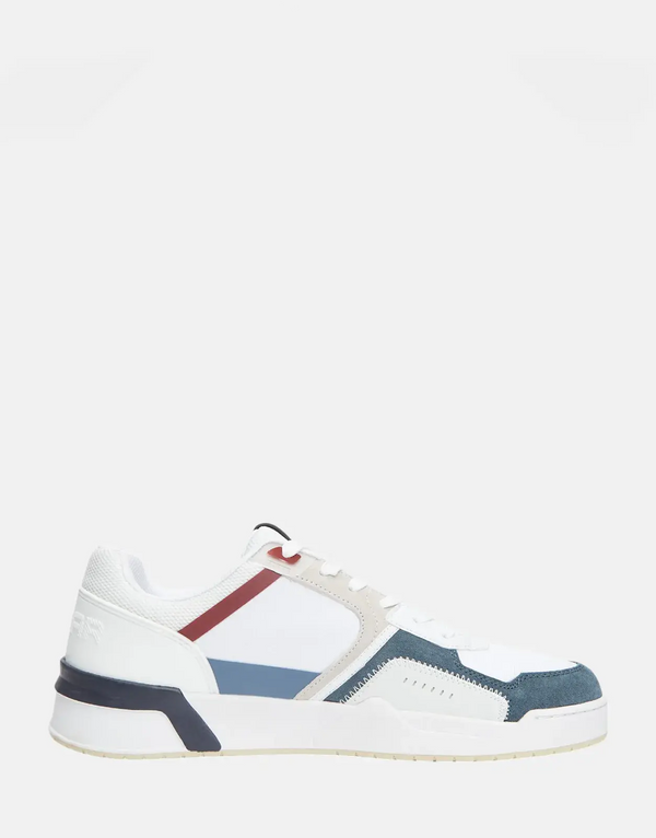G-Star RAW Carric Lea Men's White/Blue Sneakers: Stylish Low-Cut Comfort Kicks