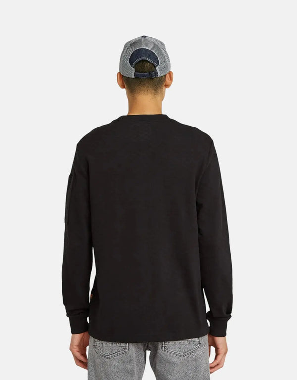 G-Star RAW Black Checquard Pocket Tweeter T-Shirt | Organic Cotton Comfort