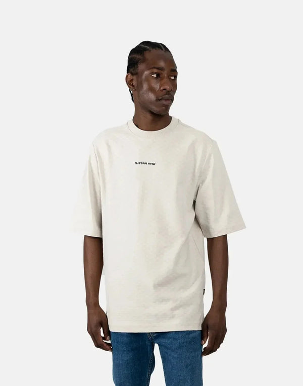 G-Star RAW Men's Checquard Tweeter Half-Sleeve Whitebait T-Shirt