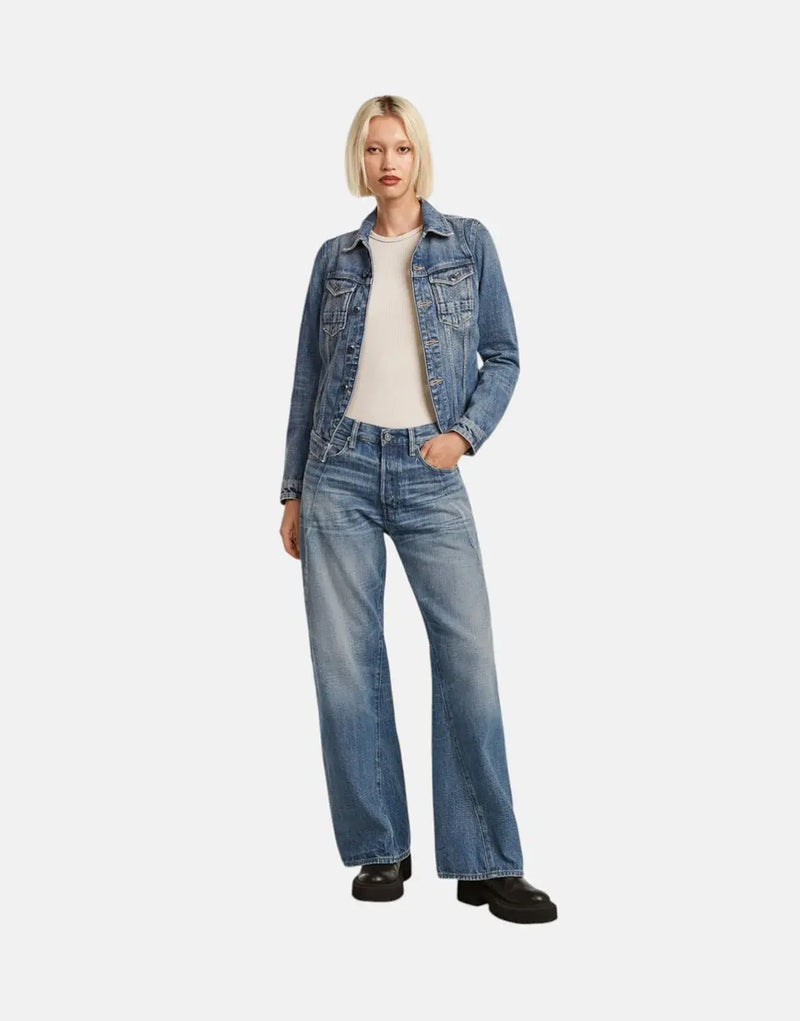 G-Star RAW Contor 3D Wide Faded Jeans: Loose Fit, Regenerative Cotton.