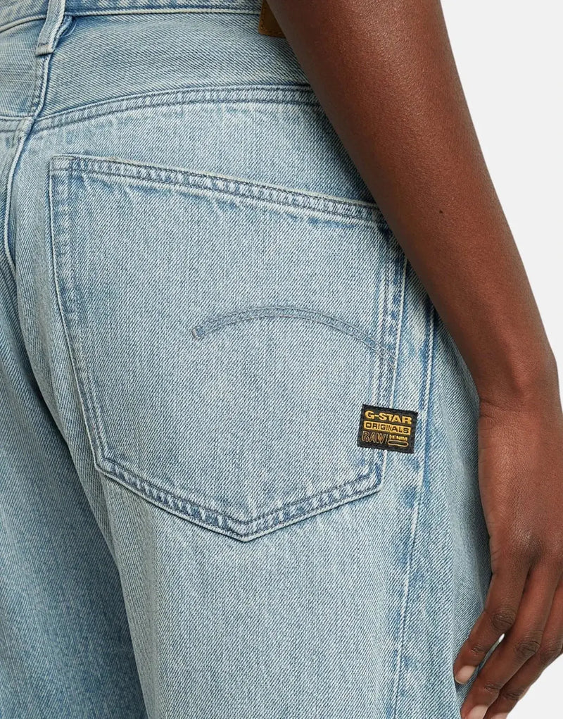 G-Star RAW Women's Contor 3D Wide Leg Sun Faded Denim Jeans