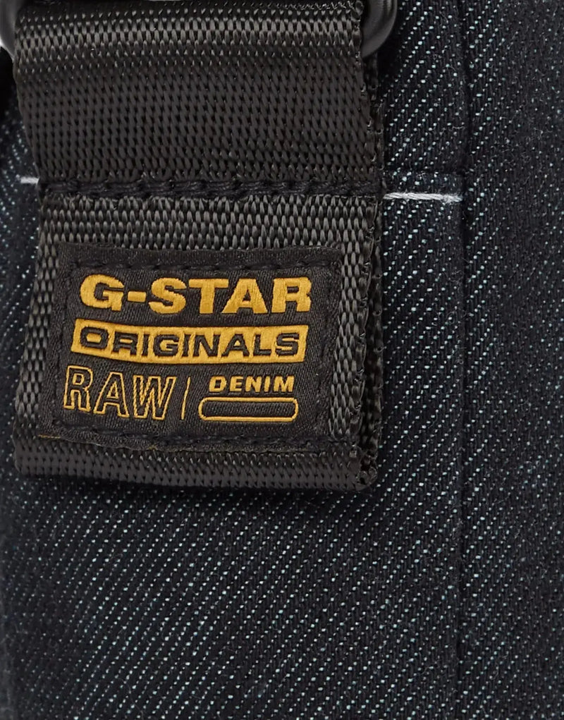 Versatile Raw Denim Cross Body Bag with Detachable Strap and Smart Pockets