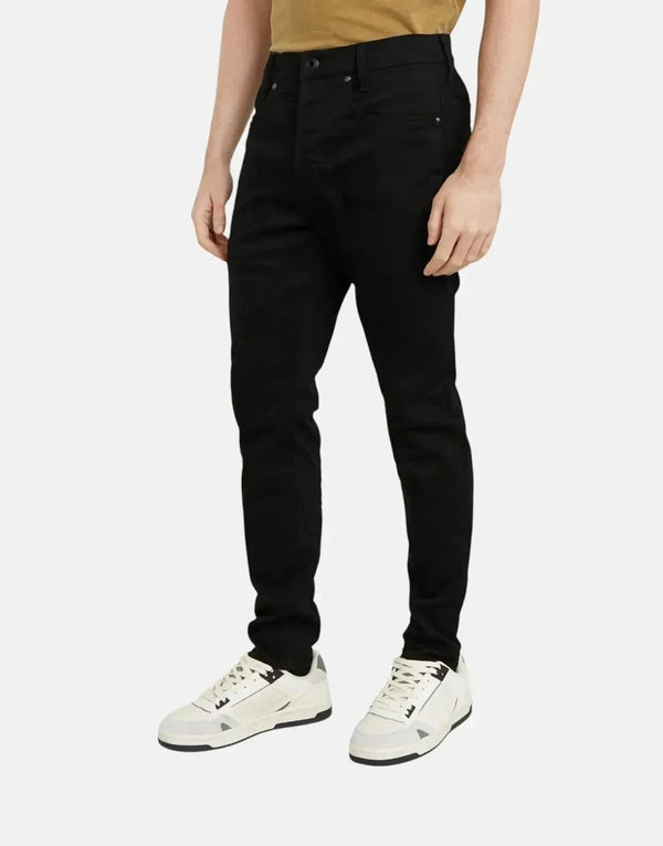 G-Star RAW D-Staq 3D Slim Pitch Black Jeans: Stretch Denim, 9 Pockets