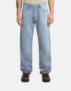 G-Star RAW Dakota Regular Straight Fit Jeans - Vintage Platinum Blue Denim