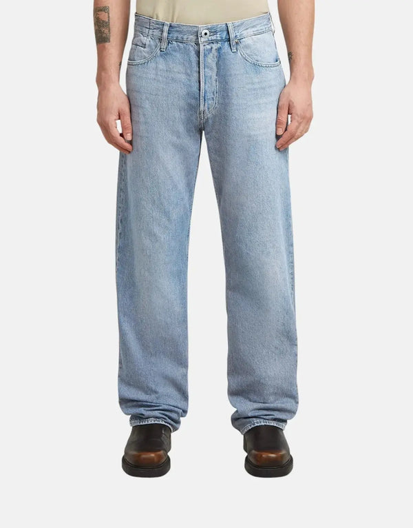 G-Star RAW Dakota Regular Straight Fit Jeans - Vintage Platinum Blue Denim