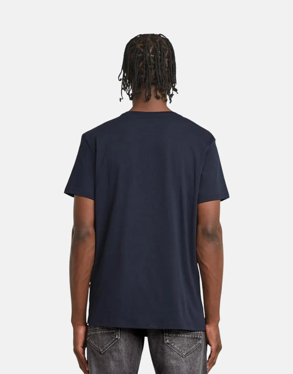 G-Star RAW Men's Organic Cotton Fingerprint Burger Salute Graphic T-Shirt