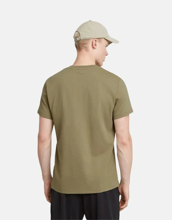 G-Star RAW Men's Organic Cotton G-Script Ensis Green T-Shirt