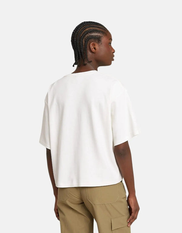 G-Star RAW G-Script Loose Fit Organic Cotton Chalk T-Shirt with Graphic Print
