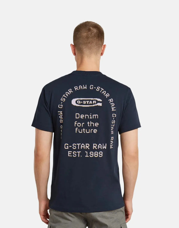 G-Star RAW Men's Graphic Arch Salute Organic Cotton Short Sleeve T-Shirt