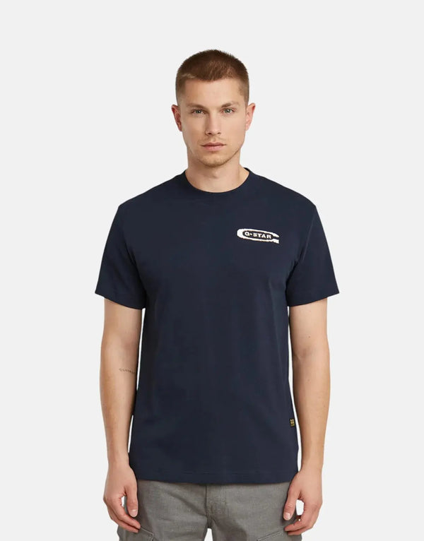 G-Star RAW Men's Graphic Arch Salute Organic Cotton Short Sleeve T-Shirt