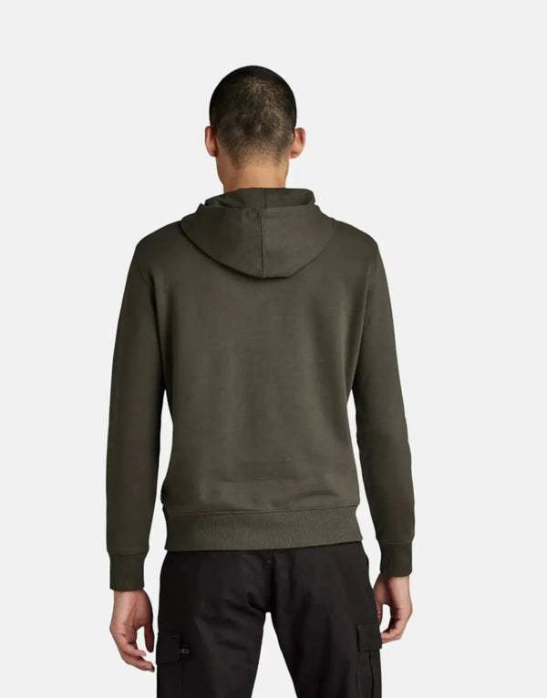 G-Star RAW Graphic Core Asfalt Hooded Sweatshirt: Soft Cotton Blend Comfort Hoodie