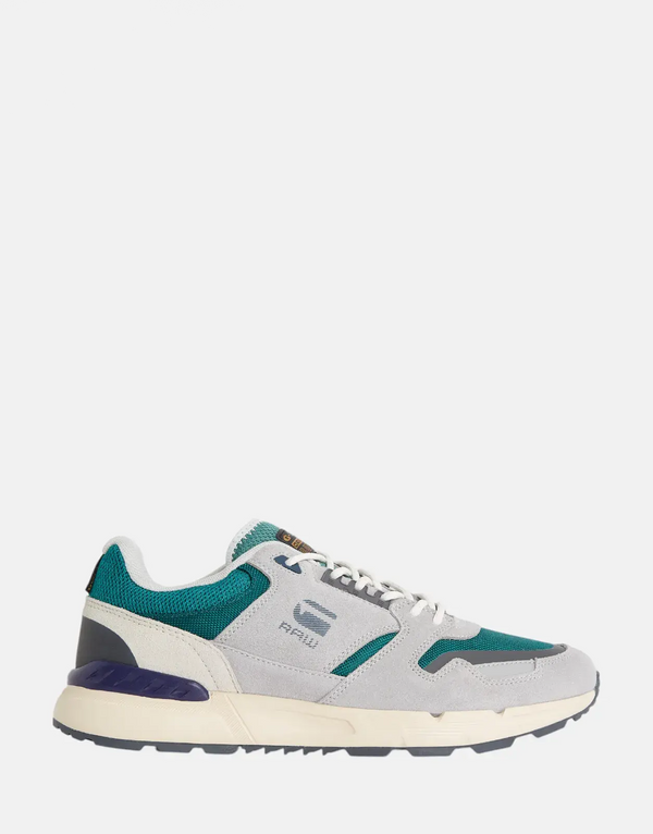 G-Star RAW Holorn Runner Low Sneakers: Green/Grey, Stylish, Comfortable, Durable Men's Footwear
