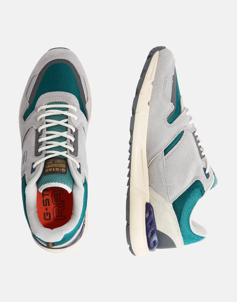G-Star RAW Holorn Runner Low Sneakers: Green/Grey, Stylish, Comfortable, Durable Men's Footwear