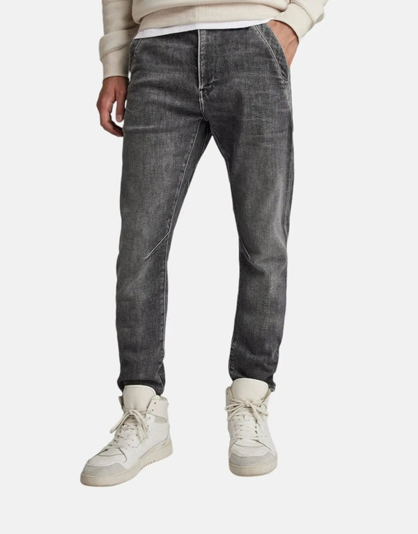 G-Star RAW Kairori 3D Slim Fit Jeans: Fog Grey Stretch Denim