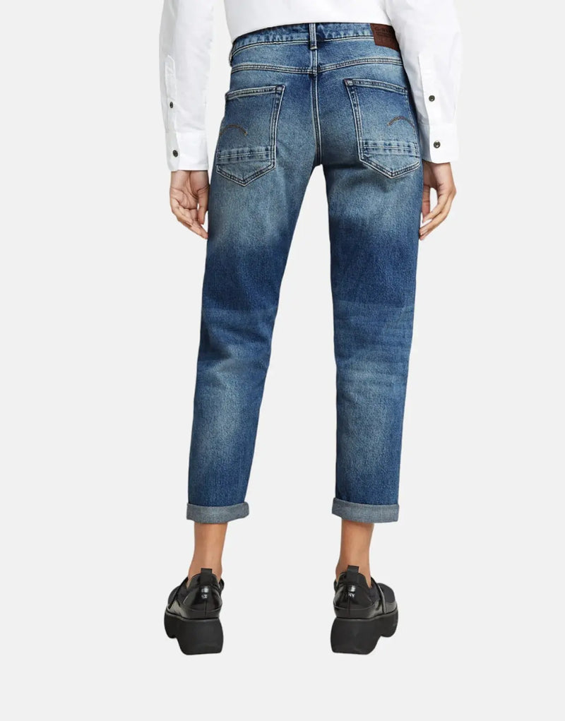 G-Star RAW Kate Boyfriend Azure Jeans: Relaxed Fit, Low Waist, Stretch Denim, Comfortable
