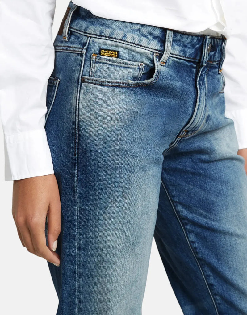G-Star RAW Kate Boyfriend Azure Jeans: Relaxed Fit, Low Waist, Stretch Denim, Comfortable