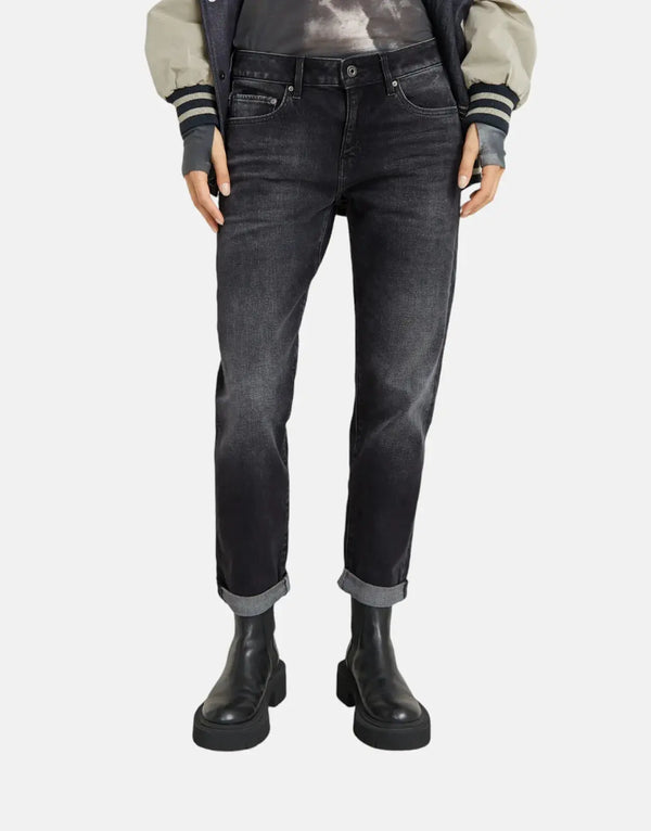G-Star RAW Kate Boyfriend Basalt Jeans: Relaxed Fit, Tapered, Stretch Denim