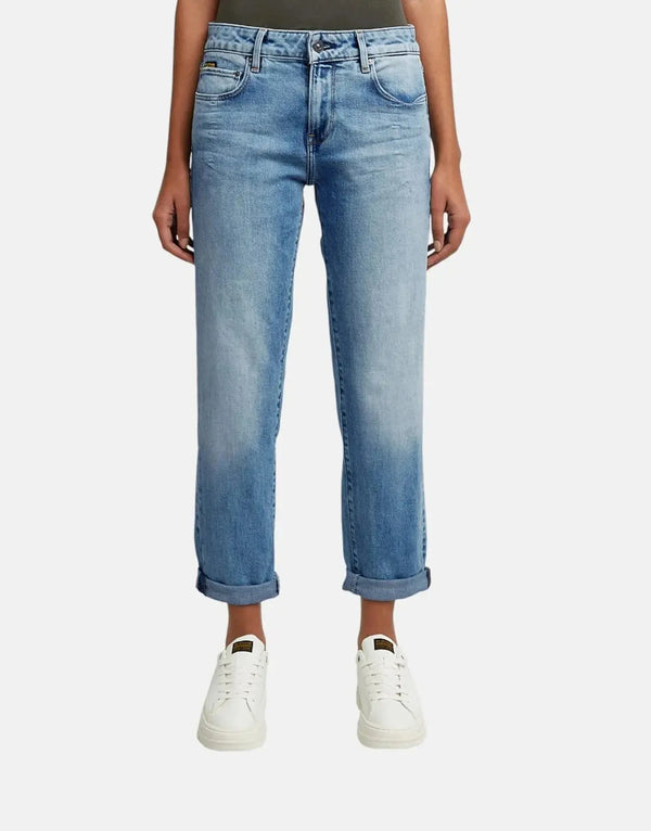 G-Star RAW Kate Boyfriend Jeans: Light Indigo Aged, Relaxed Fit, Premium Comfort