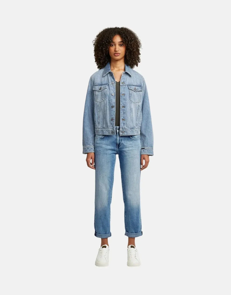 G-Star RAW Kate Boyfriend Jeans: Light Indigo Aged, Relaxed Fit, Premium Comfort