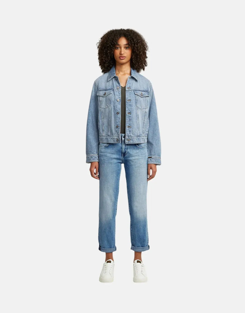G-Star RAW Kate Boyfriend Light Indigo Aged Loose Fit Denim Jeans