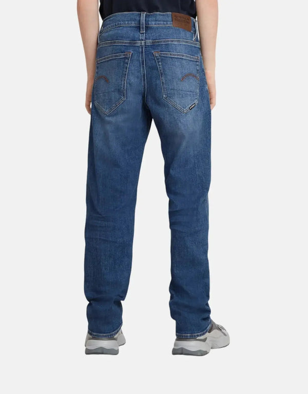 G-Star RAW Kids 3301 Straight Fit Medium Aged Denim Jeans