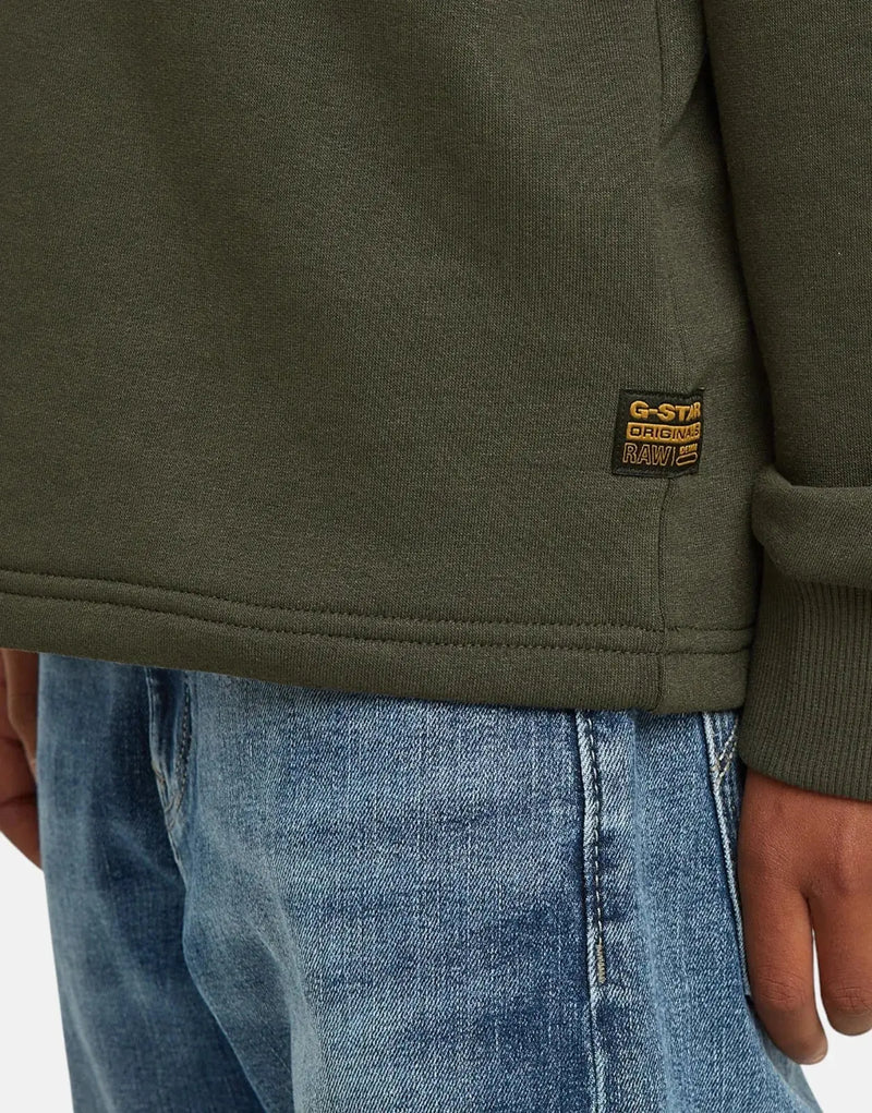 G-Star RAW Kids Unbrushed Crewneck Sweatshirt with Graphic Print for Boys