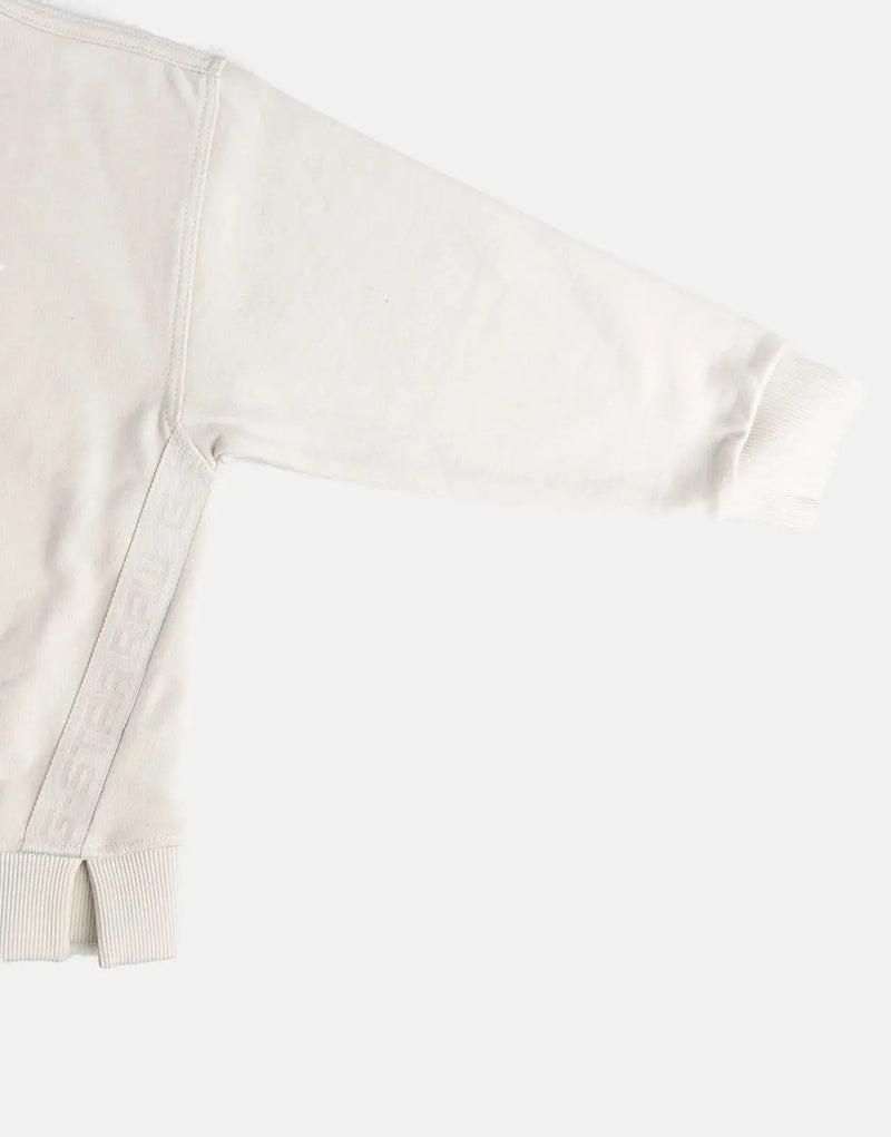 G-Star RAW Kids Chalk White Premium Tape Sweatshirt - Comfortable Stylish Top