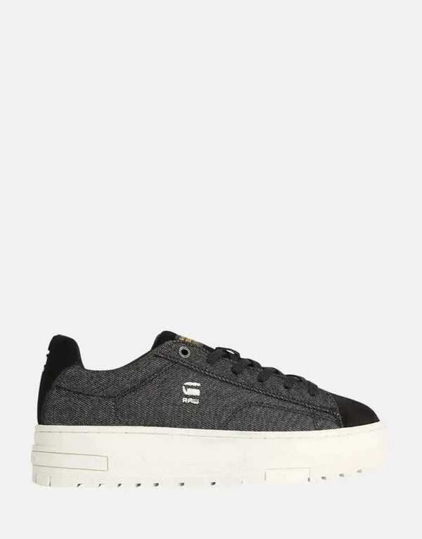 G-Star RAW Lhana Cup Low Sneakers: Stylish Cotton Leather Black Women's Footwear