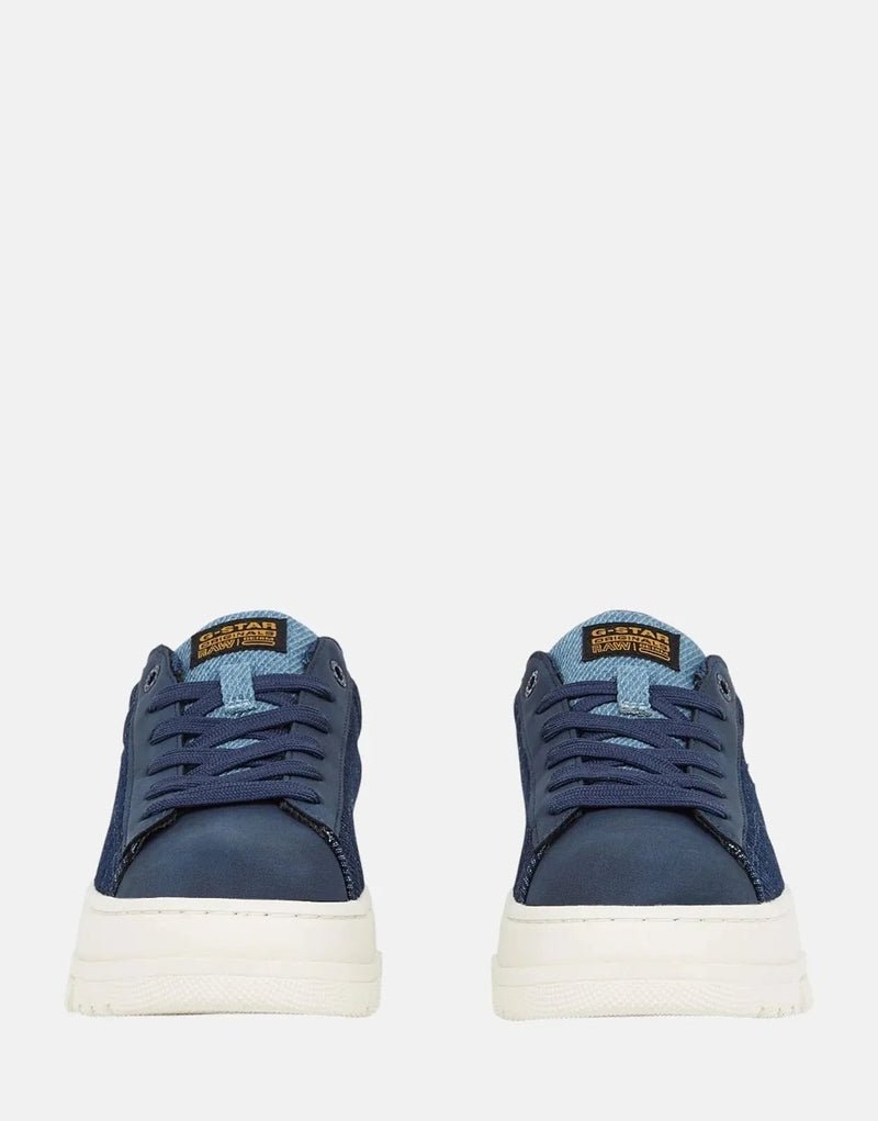 G-Star RAW Lhana II Denim Navy Platform Sneakers - Sleek Low-Cut Design
