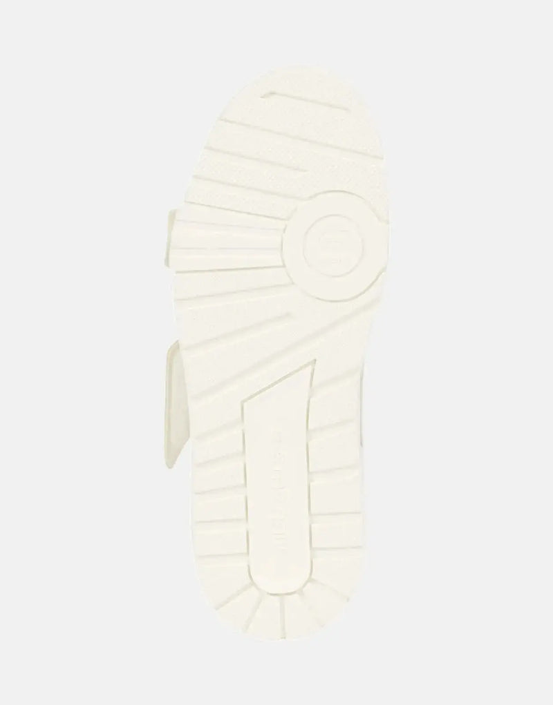 G-Star RAW Lhana II White Leather Velcro Sneakers for Women with Raised Sole