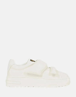 G-Star RAW Lhana II White Leather Velcro Sneakers for Women with Raised Sole