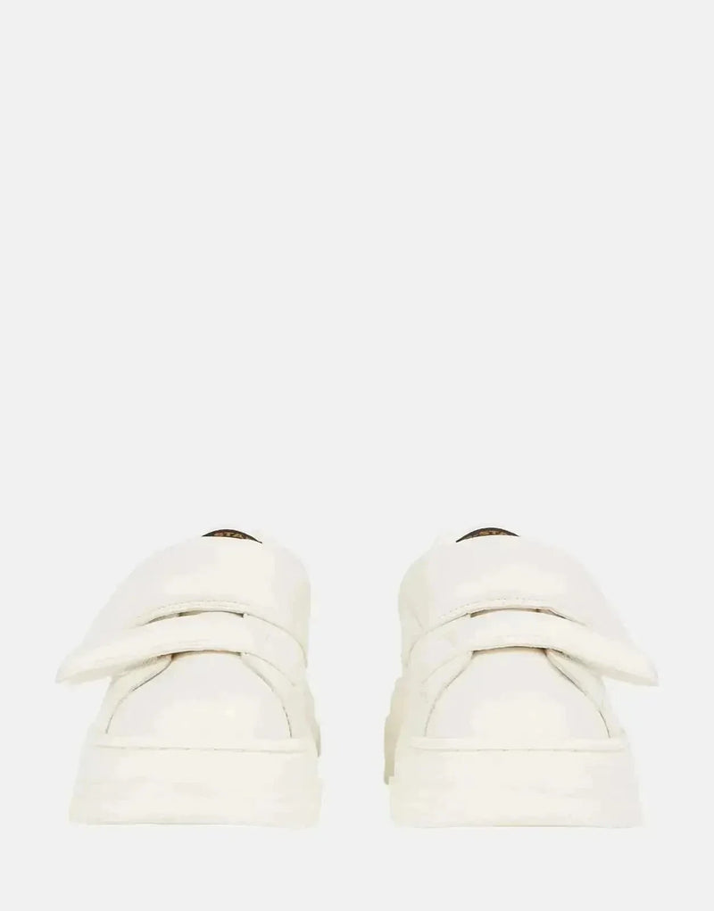G-Star RAW Lhana II White Leather Velcro Sneakers for Women with Raised Sole