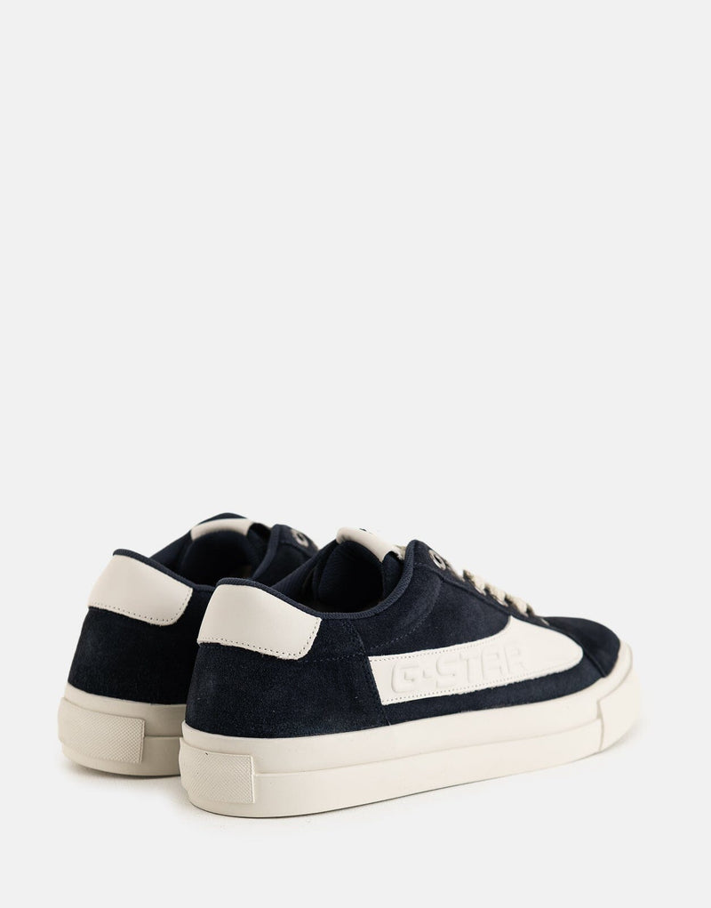 G-Star RAW Loom Basic Navy Offwhite Sneakers: Modern Style, Durable Comfort