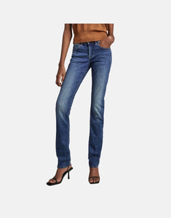 G-Star RAW Midge Straight Indigo Age Jeans for Women - Mid-Rise Denim