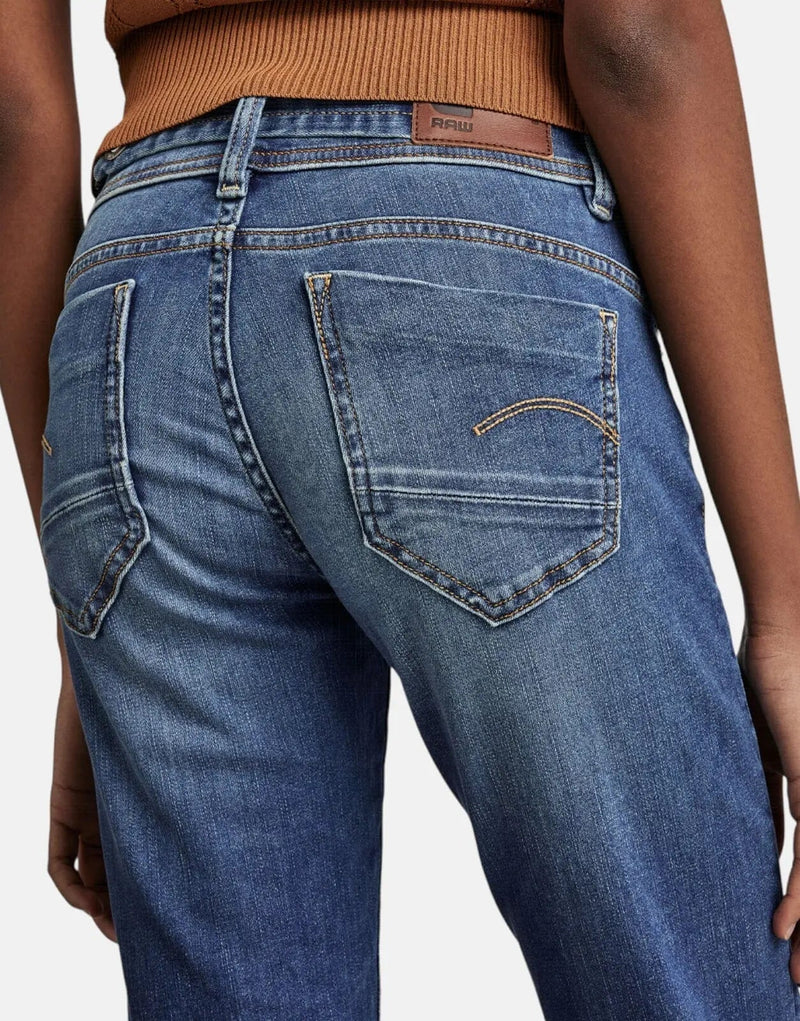 G-Star RAW Midge Straight Indigo Age Jeans for Women - Mid-Rise Denim