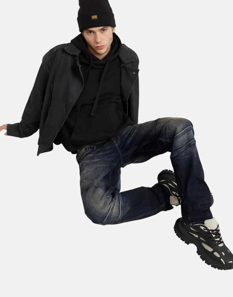 Men's G-Star RAW Moto Cross 3D Slim Fit Jeans Durable Stretch Denim