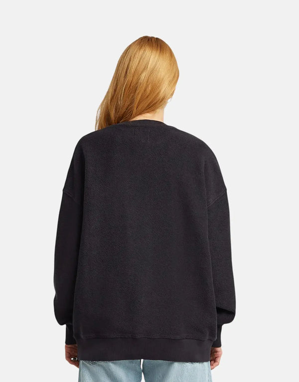 G-Star RAW Women's Multi Pocket Loose Cropped Black Organic Cotton Sweater