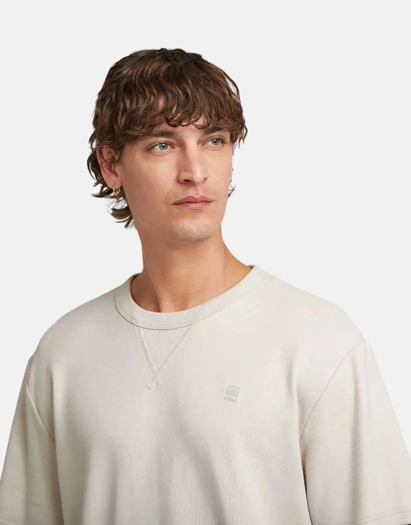 G-Star RAW Men's Nifous Organic Cotton Whitebait T-Shirt Classic Crew Neck