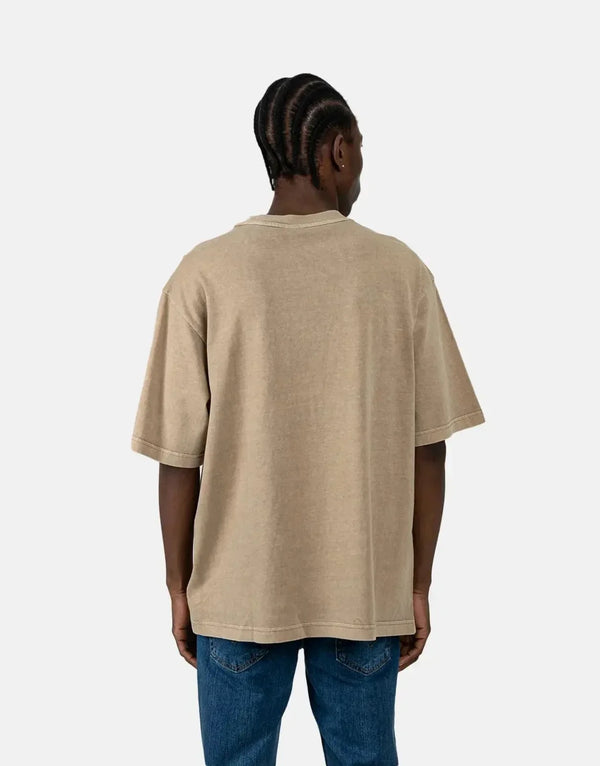 G-Star RAW Men's Overdyed Boxy Safari T-Shirt: Relaxed Fit, Chest Logo Style