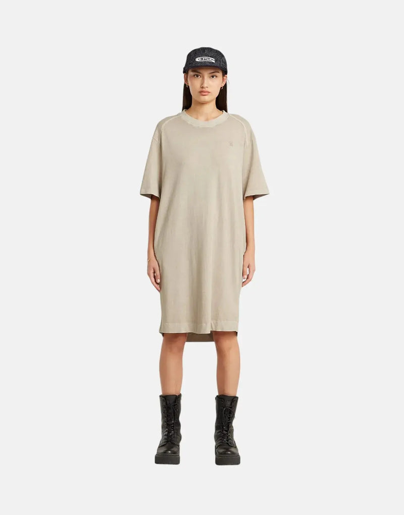 G-Star RAW Overdyed Loose Brick Dress: Organic Cotton Comfort & Style