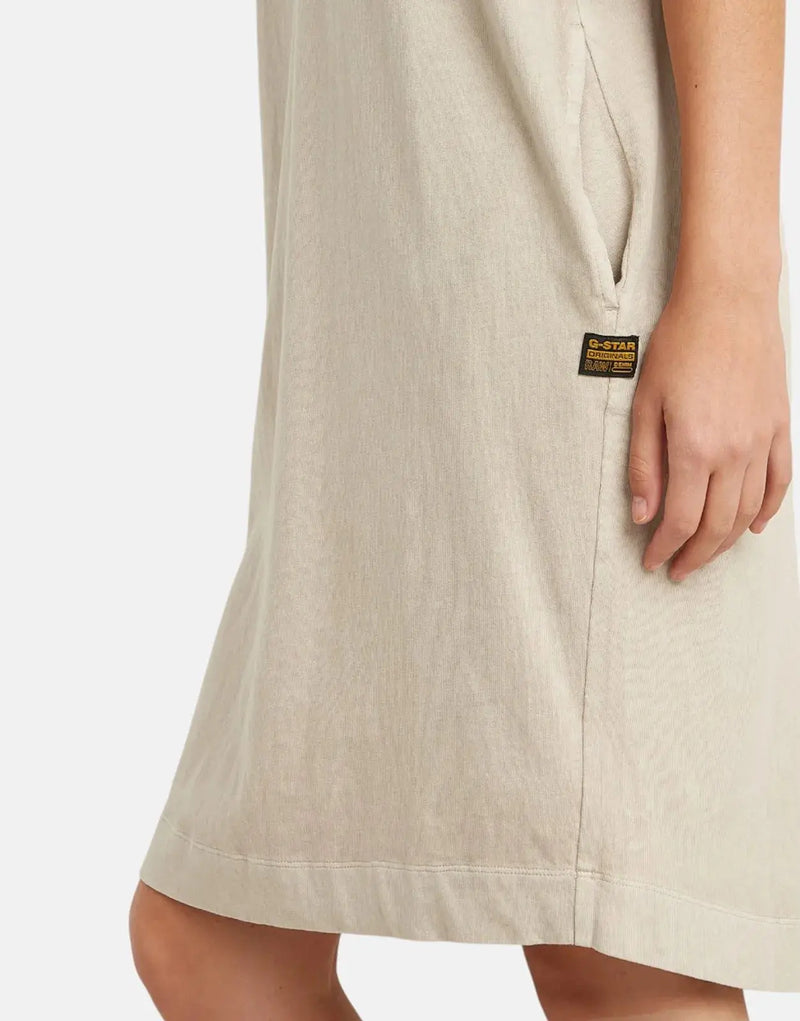 G-Star RAW Overdyed Loose Brick Dress: Organic Cotton Comfort & Style