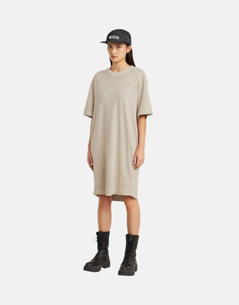 G-Star RAW Overdyed Loose Brick Dress: Organic Cotton Comfort & Style