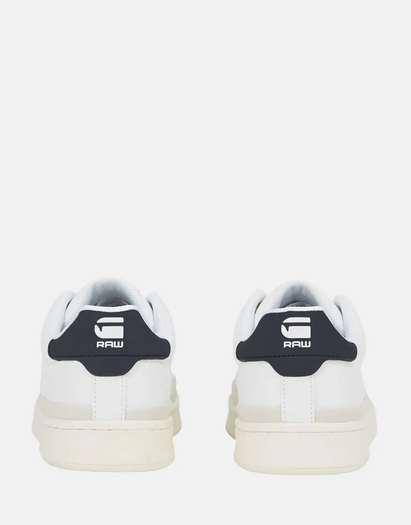 G-Star RAW Recruit III Lea Men's White Navy Casual Leather Sneakers